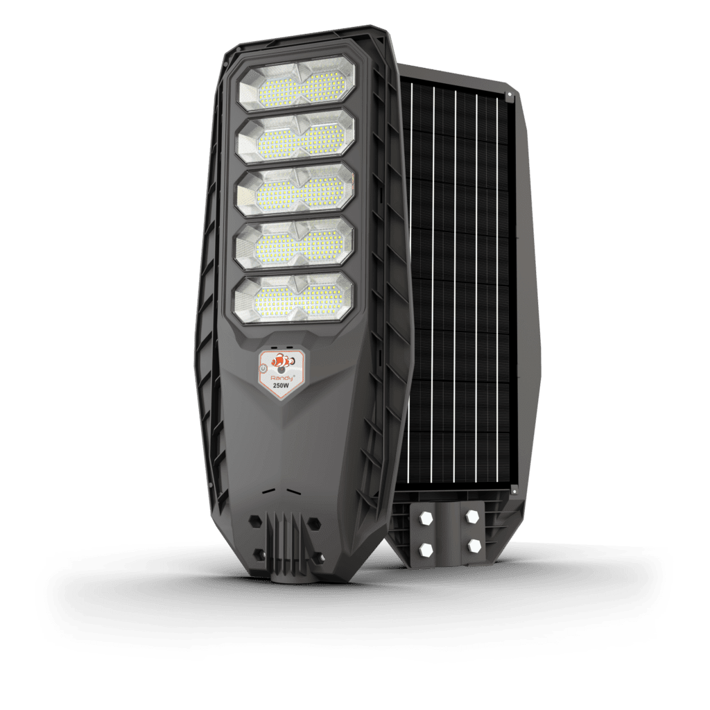 ไฟถนนโซล่าเซลล์ รุ่น AllNewBlackEdition 250W